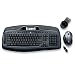 Logitech Cordless Desktop MX 5000 Laser - Keyboard - wireless - Bluetooth - mouse - Bluetooth 2.0 EDR USB adapter - French