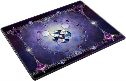 Fantasy Patterns Stones Purple Light Placemat Pads Customized Made To Order Support Ready 15 6/8 Inch (400mm) X 11 13/16 Inch (300mm) X 1/8 Inch (3mm) High Quality Eco Friendly Cloth With Neoprene Rubber Luxlady Place Mouse Pad Desktop Mousepad Laptop Mousepads Comfortable Table Desk Kitchen Computer Mouse Mat Cute Gaming Mouse_Pad