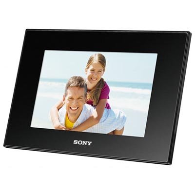 Sony DPF-D75 7-Inch LED Backlit Digital Photo Frame with Remote Control (Black)