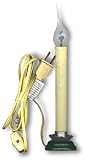 Country Style Electric Candle With Flicker Type Bulb (Pkg. Of 3)