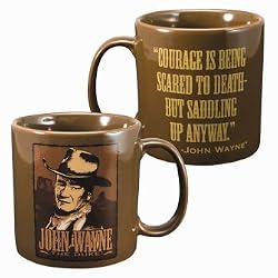 John Wayne "Courage Is Being" 20 Oz. Decal Mug