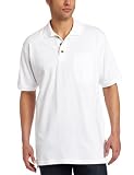 Dickies Men's Short Sleeve Mini Pique Polo With Moisture Wicking, White, X-Large Dickies Men's Short Sleeve Mini Pique Polo With Moisture Wicking, White, X-Large