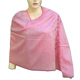 Best Selling Handmade Self Design Semi Silk Rectangular Scarf, A gift For Her (Free Shipping) scrf0045r