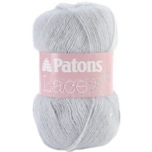 Spinrite Lace Sequin Yarn, Moonstone