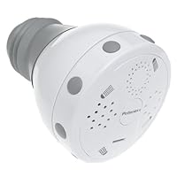 Pollenex DM109X 4-Setting Showerhead, White
