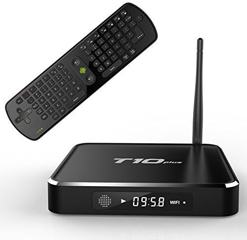 Wangang T10 Plus Metal Box Android 5.1 TV Box Amlogic S905 2GB/8GB O Fulled Loaded Kodi 16.0 Dual WIFI 2.4GHz/5.0GHz Bluetooth 4.0 4k2k Streaming Media Players H.265 With RC11 Wilress Keyboard