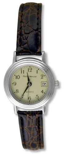 Philip Mercier Damen-Armbanduhr Analog  Braun SML03/C