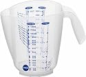 Emsa - 504032 - Superline - Pichet Mesureur avec 3 Echelles Gradu&eacute;es - Transparent - 1,0 L