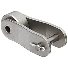 Morse C2102H O/L Double Pitch Large Roller Chain Link, ANSI C2102H, 1 Strand, Steel, 2-1/2" Pitch, 1.562" Roller Diamter, 3/4" Roller Width, 24000lbs Average Tensile Strength