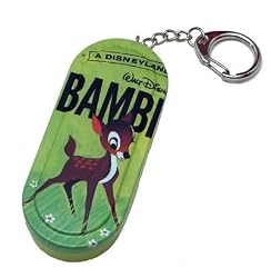 Bambi Tin Pill Box Key Chain
