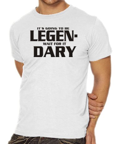Touchlines Unisex/Herren T-Shirt How I Met Your Mother - Legendary, white, M, B1720 Preisvergleich