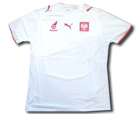 Puma Polen Trikot Home EM 2008 weiss Farbe weiss/rot (white/puma red), Größe: S