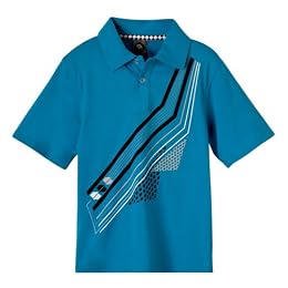 Product Image Boys' Short-Sleeve Polo - Turquoise