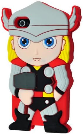 UCGTravel Superheroes & Superman series Design Cartoon Silicone case For Iphone 5C(Thor)