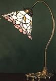 LAMPS BEAUTIFUL Tiffany Style Daffodil Gooseneck Accent Table Lamp by Meyda Tiffany--Excellent customer service--see our feedback.