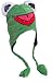 Muppets Kermit The Frog Knit Peruvian Beanie Hat