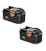 Ridgid R8411503 Drill Replacement 18-Volt NiCad MAX 2.5 Ah Battery (2-PACK) # 130254011-2PK