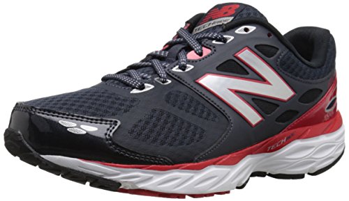 New Balance Men's 680v3 Running Shoe, Outer Space/Red, 13 4E US