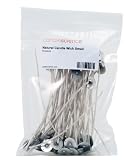 CandleScience Natural Candle Wick, Small, 50 piece