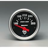 Auto meter 3348 Sport-Compact Oil Temperature Gauge by Auto Meter