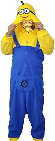 Jerry Sleepsuit Pajamas Costume Cosplay Homewear Lounge Wear (S,Minions)