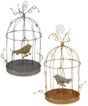 Bethany Lowe Bird Cage Ornament Set of 2