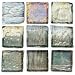 Hakatai Ashland Smoky Quartz Iridescent 1 x 1 Glass Mosaic Tile