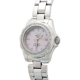Click here to buy Invicta Diamond Ladies Dive Watch w  Pink Mop Dial ZW2556 by Invicta.