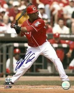 Edwin Encarnacion Signed Cincinnati Reds 8x10 Photo