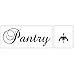 Pantry Vinyl Decal Kitchen Pantry Room Decor Vinyl Wall Decal Great House Warming Gift Wall Decor