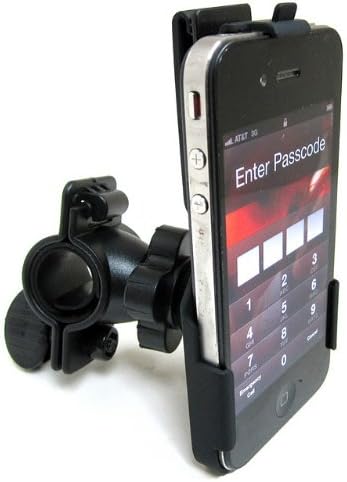 ChargerCity Perfect Fit 360 degrees angle adjustment OEM Bike handlebar Mount for Apple IPhone 4 4s s Smartphones (Fits handle bars from .75" to 1.00"inch)
