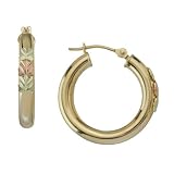 Black Hills Gold 10K Hoop Earrings