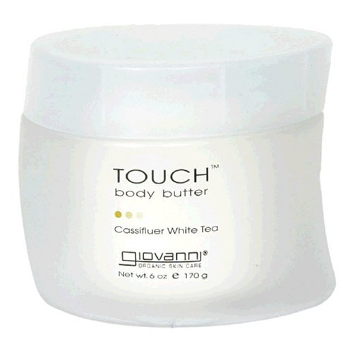 Giovanni Touch Body Butter, Cassifluer White Tea, 6-Ounce Jar (Pack of 2)