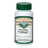 Nature's Wonderland Garcinia Cambogia Herbal Supplement Capsules, 500 mg, 60-Count Bottles (Pack of 3)