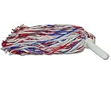 ANCHOR HANDLE ROOTER POMS RED/WHITE/BLUE