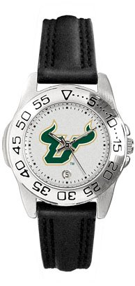South Florida Bulls- (University of) Ladies Leather Sports Watch