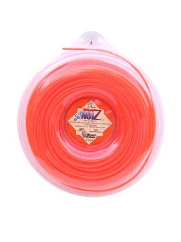 LoNoiz LN095DLG-12 Commercial Grade .095- by 285-Foot Spool of Spiral Twist Quiet 1-Pound Grass Trimmer Line, Orange On Sale