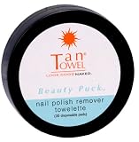 Tan Towel nail polish remover towlette