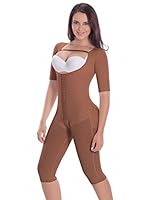 Fajas Colombianas MariaE Post-surgery Post partum with Sleeves Mocha