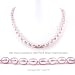 Jewelry : Single Strand 18 Inch 6-7mm purple Oval Shape Freshwater Cultured Pearl Necklace