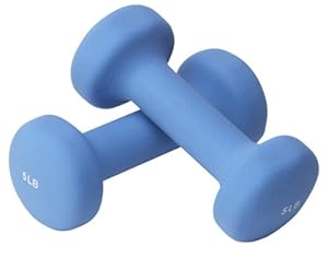 Valeo HW5 5-Pound Neoprene Hand Weights