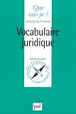 Vocabulaire juridique