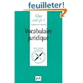 Vocabulaire juridique
