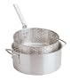 Eastman Outdoors 10.5-Quart Aluminum Pot with Basket