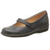 Softwalk Women's La Fon Mary Jane Flat,Navy,10.5 W