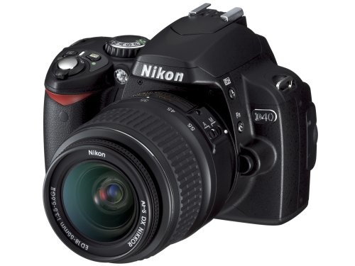 Nikon デジタル一眼レフカメラ D40 レンズキット ブラック D40BLK