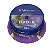 Verbatim 43676 - Dvd +R Lighscribe 4.7Gb 16X Spindle 25 Advanced Azo