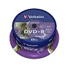 Verbatim DVD+R 16X Speed 4,7 GB Lightscribe 25er Spindel DVD-Rohlinge