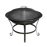 Cast Iron Fire Pit with Grill - 30"