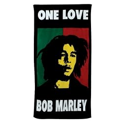 Bob Marley - Face Beach Towel